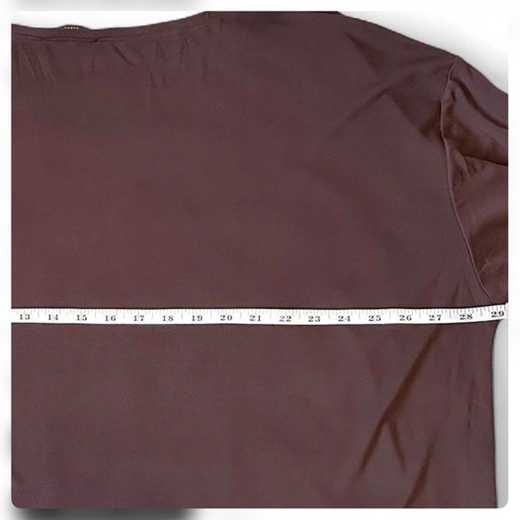 Eileen Fisher 100% Silk Brown Layered Tunic Top 3X Lagenlook Minimalist Airy - Picture 3 of 8